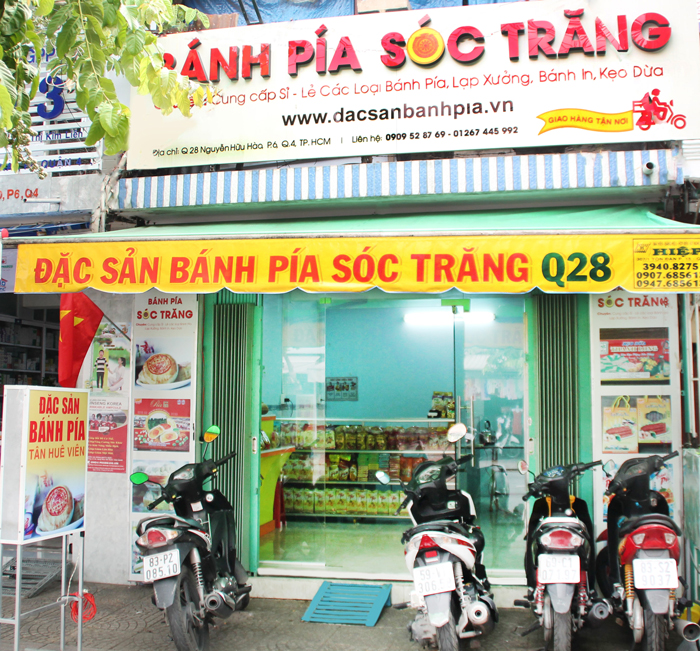 Cửa hàng bánh Pía Sóc Trăng tại HCM